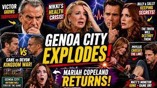 VICTOR'S SHOCKING SUSPICION! NIKKI COLLAPSES, PHYLLIS CROSSES THE LINE & MARIAH RETURNS!