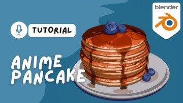 How to make 3D Stylized Pancake in Blender | Blender Tutorial