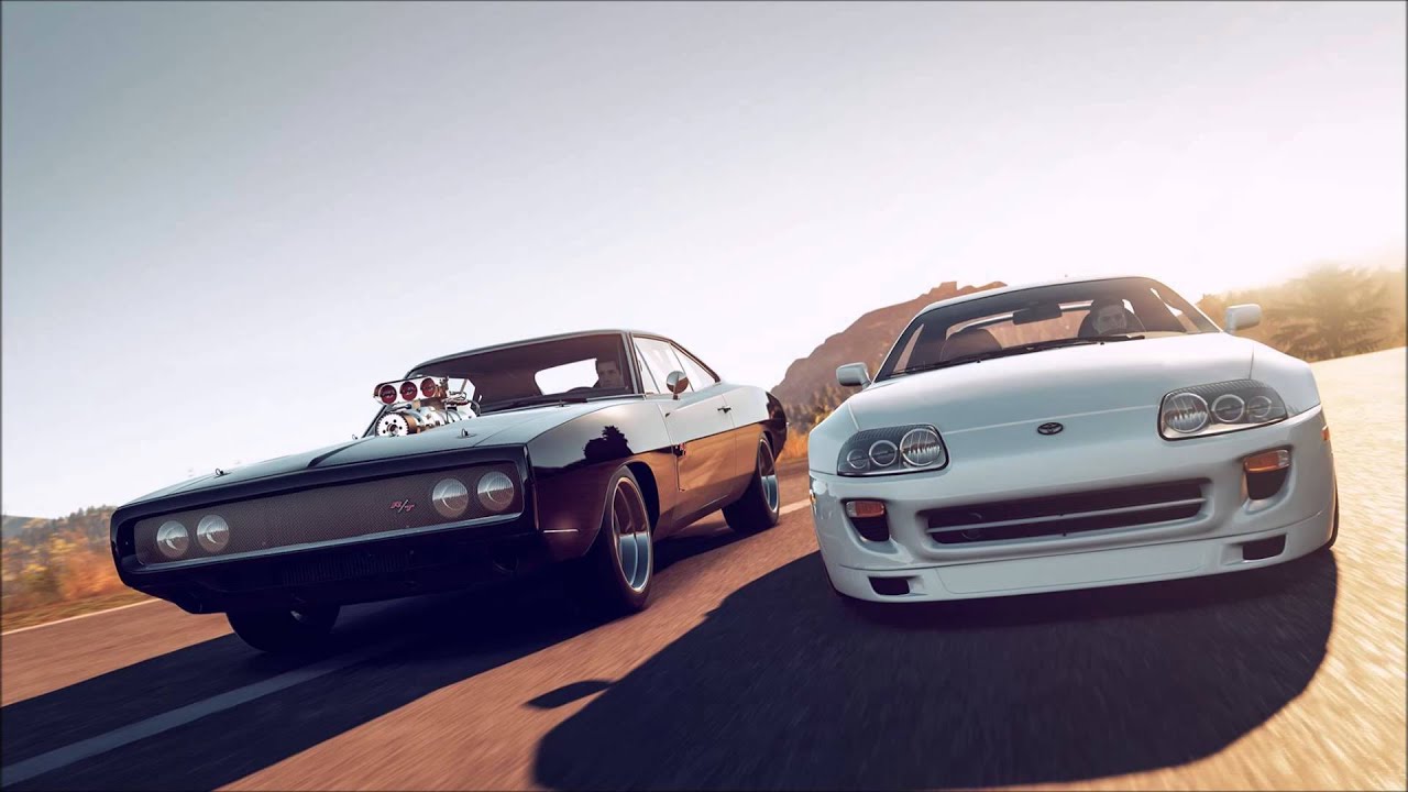 Wiz Khalifa - See You Again (Feat. Charlie Puth) Toyota Supra and Dodge