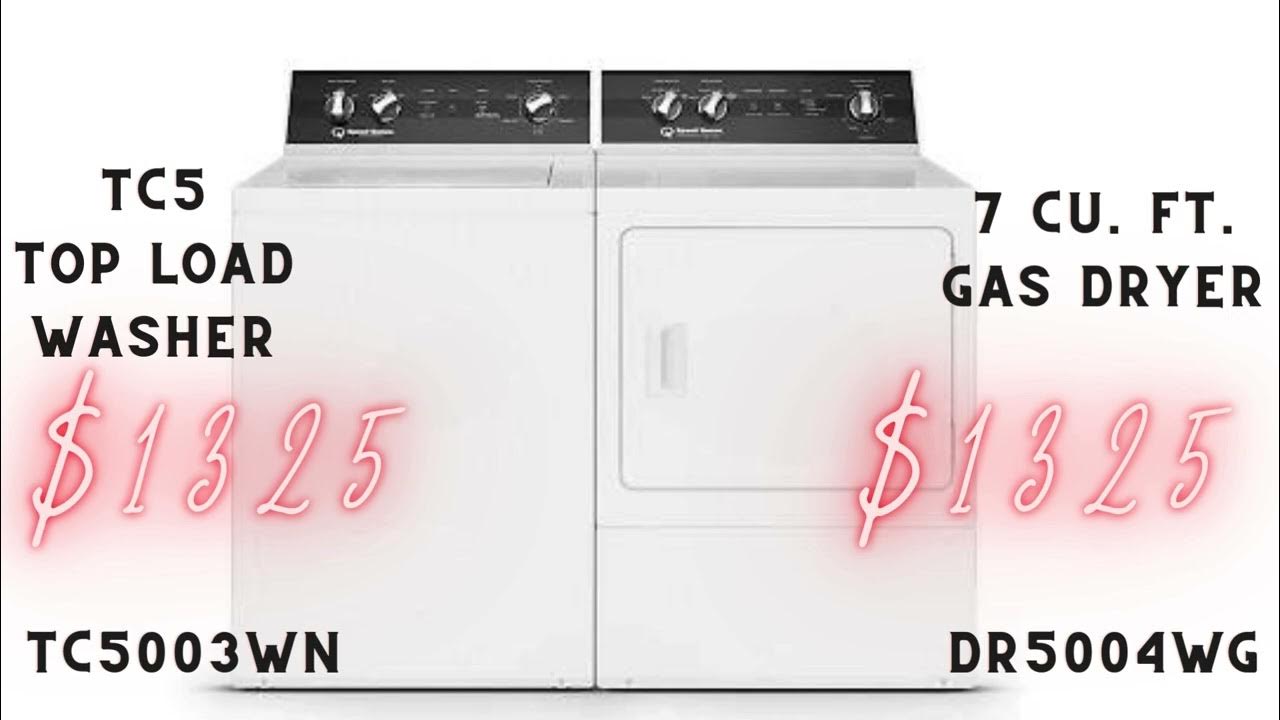 speed queen Laundry machines Model TC5003WN Washer & DR5004WG Dryer