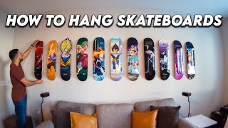 How To Hang a Skateboard On a Wall