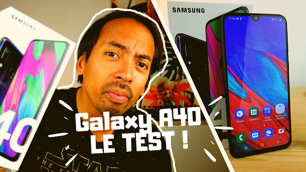 Test Samsung Galaxy A40 : compacité et efficacité - Les Numériques