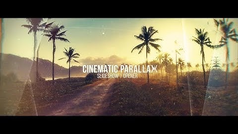Cinematic Parallax Slideshow | After Effects Template Download