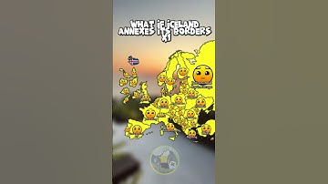 What if Iceland annexed their borders #mapper #mapping #geography #history #europe #shorts