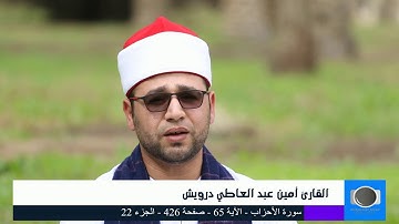 إن الله وملائكته - القارئ أمين درويش