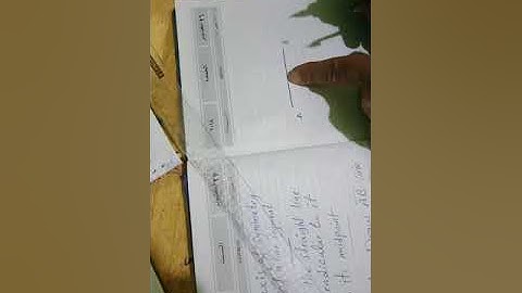 Drawing axis Of symmetry of a line segment