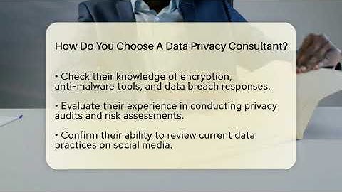 How Do You Choose A Data Privacy Consultant? - Everyday-Networking