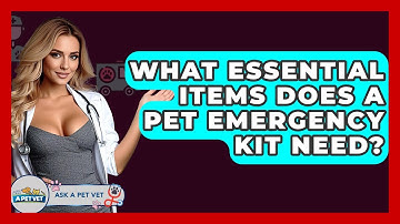 What Essential Items Does A Pet Emergency Kit Need? - Ask A Pet Vet