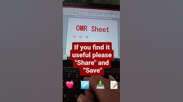 OMR Sheet | MS Word Trick | Ms-Word Shortcut | #mswordtutorial #mswordtips #mswordshortcut #msword