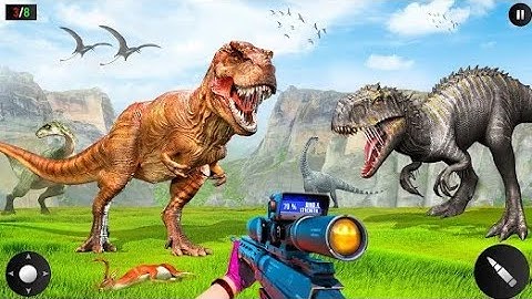 Best Dinosaur Games – Dinosaur Hunter Mobile Game – Android Gameplay