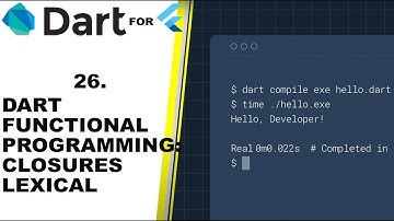 DART FUNCTIONAL PROGRAMMING - TUTORIAL FOR CLOSURES LEXICAL