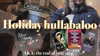 HOLIDAY HULLABALOO VLOG || christmas haul, friends, and 3.5 star books