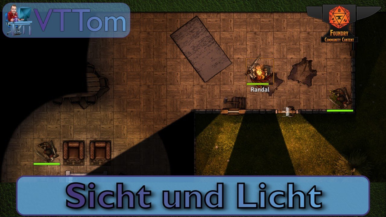 Sicht und Licht in Foundry VTT [Toms Basics]