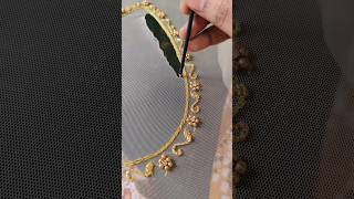 making of net cut work blouse 🤍 #aariblouse #netaariblouse #blousecutting #aariworkblouse #aariwork
