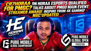 Information CR7HORAA ON HORAA ESPORTS QUALIFIED FOR PMGC TALKS ABOUT PMGO MAIN EVENT STREAMER AWARD 4K GAMING Update