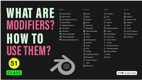 What are Modifiers in Blender? - Class 51 | Hindi/Urdu | Modifiers in Blender Tutorial For Beginners