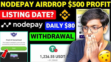 Nodepay Airdrop Withdrawal | Nodepay Wallet Connect | Nodepay Wallet Connect | Nodepay Listing Date