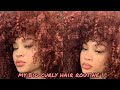 My Big Curly Hair Routine !!