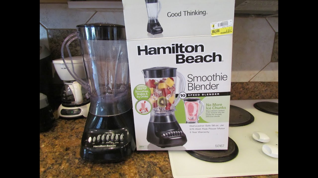 Apple and Banana Smoothie  Hamilton Beach Smoothie Blender 