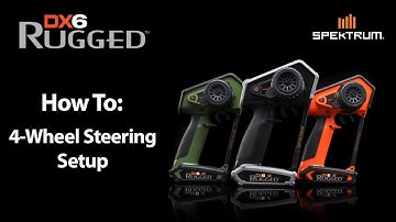 Spektrum DX6 Rugged How To - 4-Wheel Steering (4WS) Setup