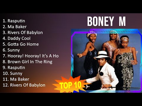 Boney  M 2023 - 10 Maiores Sucessos - Rasputin, Ma Baker, Rivers Of Babylon, Daddy Cool