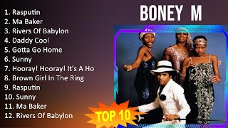 Boney  M 2023 - 10 Maiores Sucessos - Rasputin, Ma Baker, Rivers Of Babylon, Daddy Cool