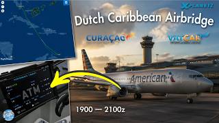 🔴 XP12 LIVE— Dutch Caribbean Airbridge ✈️🌴 Let's take the ZIBO up to Miami !! #autoortho
