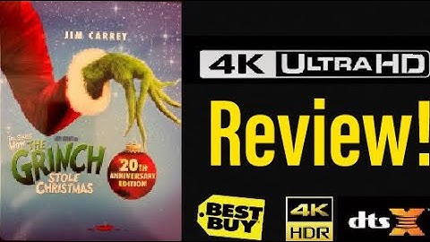 How the Grinch Stole Christmas (2000) 4K UHD Blu-ray Steelbook Review!