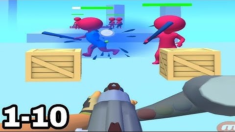 Paintball Shoot 3D Level 1-10 Android/ iOS Gameplay