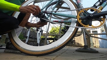 How to tension single speed chain for freewheel and fixed gear