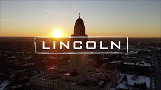 LINCOLN, The Capitol City in NEBRASKA | 4K Drone Video
