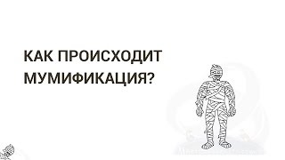 Как происходит процесс мумификации?