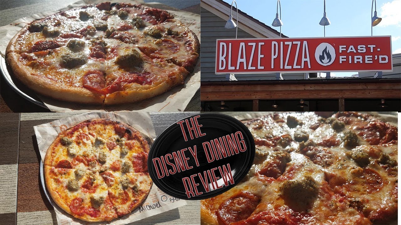 Blaze Pizza in Disney Springs Disney Dining Review YouTube