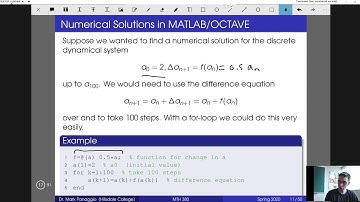 2   Numerical Solutions with Octave
