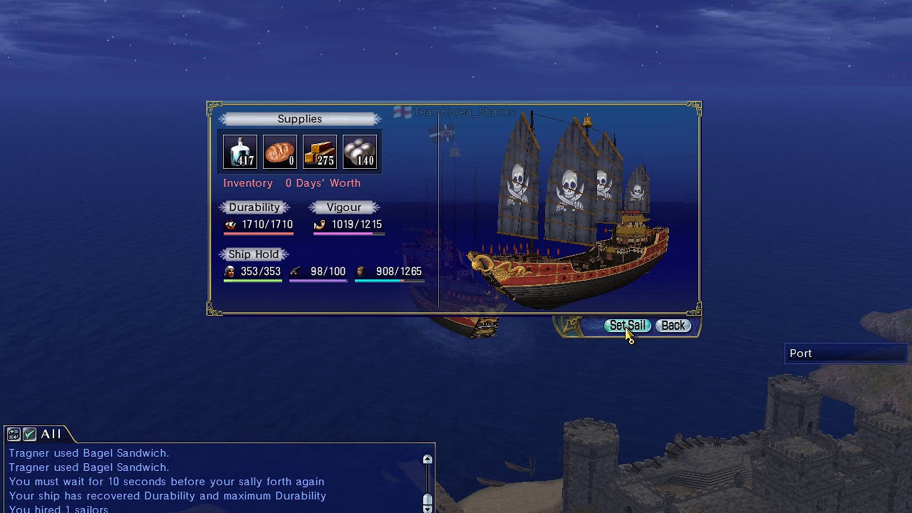 Uncharted Waters online (fight a fierce battle) YouTube