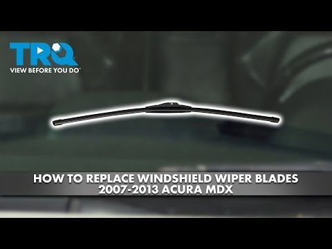 How to Replace Front Windshield Wipers 2007-2013 Acura MDX How to Replace Front Windshield Wipers 2007-2013 Acura MDX