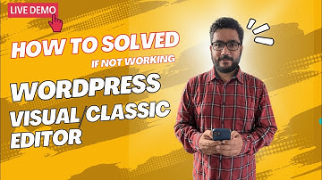 How to Fix Wordpress - Classic Editor if not working and install already plugin - then what i do ?
