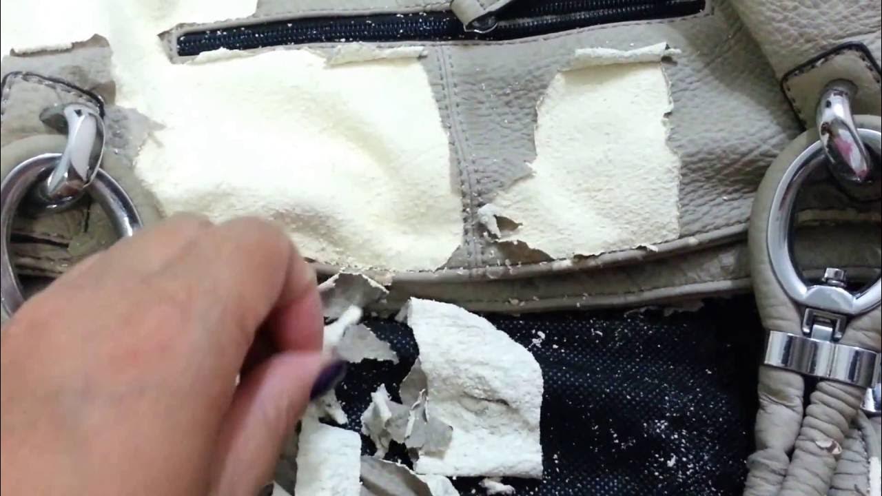 How to Repair Peeled Faux Leather Bag [Easy and 5 min repair]