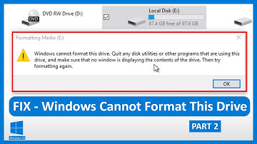 [FIX] ‘Windows Cannot Format This Drive’ In Windows 10 - Part 2