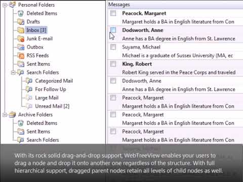 WebTreeView - Vista Style Drag Drop
