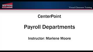How to Use Departments to Group Employees in CenterPoint