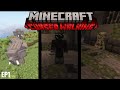 SURVIVING a MODERN ZOMBIE APOCALYPSE in Minecraft! 🧟 | Cursed Walking Mod