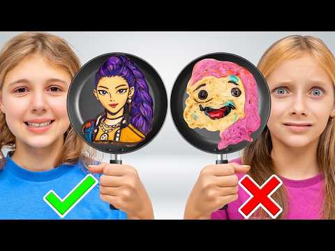 THE MOST FUN PANCAKE ART CHALLENGE! 🔥🥞