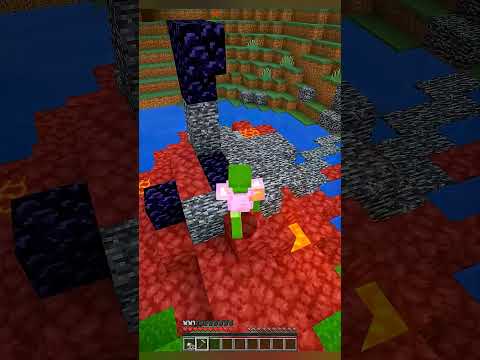 ⛏️😱 Minecraft, pero si toco BEDROCK    ¡se acaba todo! 💎🚫 #Minecraft #Tendencia #Shorts #Memes