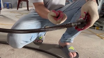 Hướng dẫn sử dụng máy thông tắc cống lò xo GQ150-2200w đúng cách