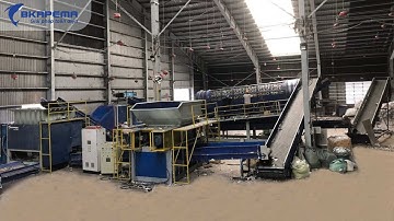 Dây chuyền xử lý rác công nghiệp tạp công ty BKAPEMA