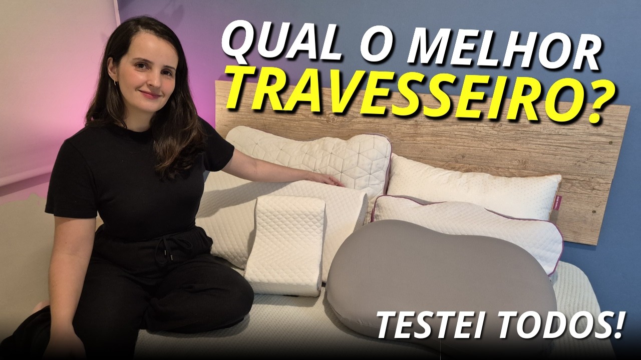 QUAL MELHOR TRAVESSEIRO DE 2026? AirFiber, Cervical, Antialérgico, Regulável: TESTEI TODOS!