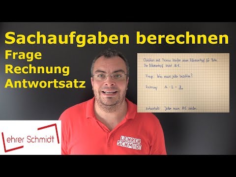 Video: Wie löst man elementare Textaufgaben?