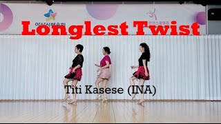 Longlest Twist Linedance demo Beginner @ARADONG linedance