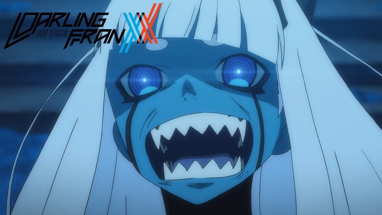Darling In The Franxx Klaxosaur Queen Première rencontre avec la Princesse | DARLING in the FRANXX - YouTube